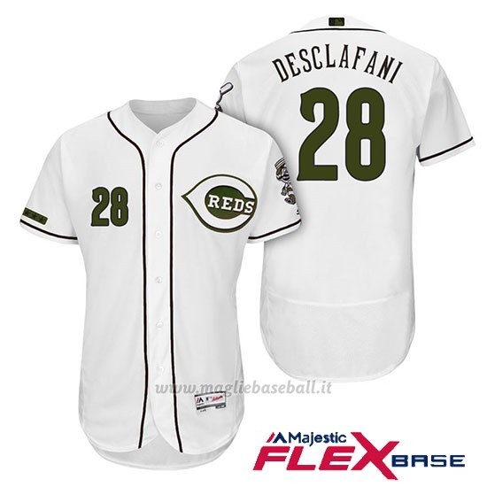 Maglia Baseball Uomo Cincinnati Reds 28 Anthony Desclafani 2018 Alterner Autentico Flex Base
